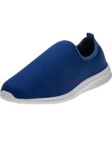 Women Wedge Sneakers - Blue/Nude - 查看 2