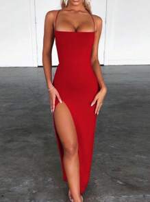 Women Dresses - 紅色 - 查看 1