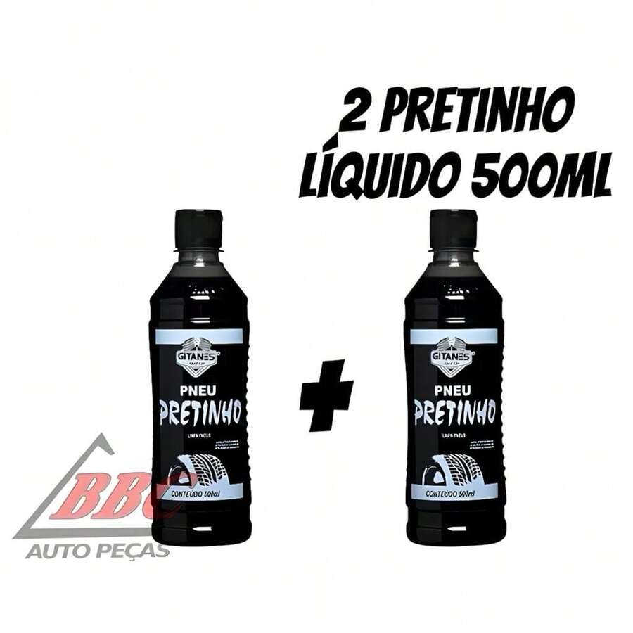 Car Wash & Maintenance - Pretinho Liquido 500ml - Kit Com 2 Unidades - Ver 1