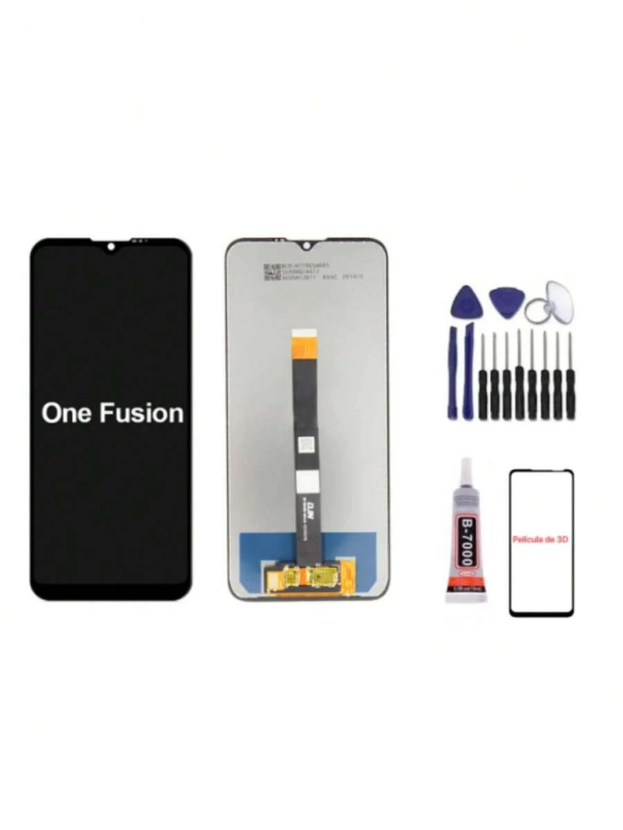 Mobile Phone LCD Screens - Tela Preto Sem Aro + Pelicula 3D + Chaves + Cola 15ml - 查看 1