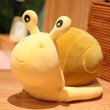 Ốc sên Đồ chơi Plush Ốc sên Thú nhồi bông Sang trọng Búp bê Mềm mại Gối Đối với Trẻ em Mô phỏng Dễ thương Ốc sên Chơi Búp bê Qủa tặng - Màu vàng - Xem 3