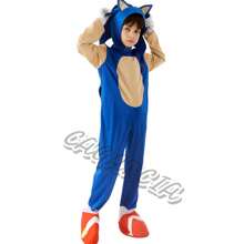 Disfraz Cosplay Tipo Sonic Boom Superheroe Erizo - Azul - Ver 8