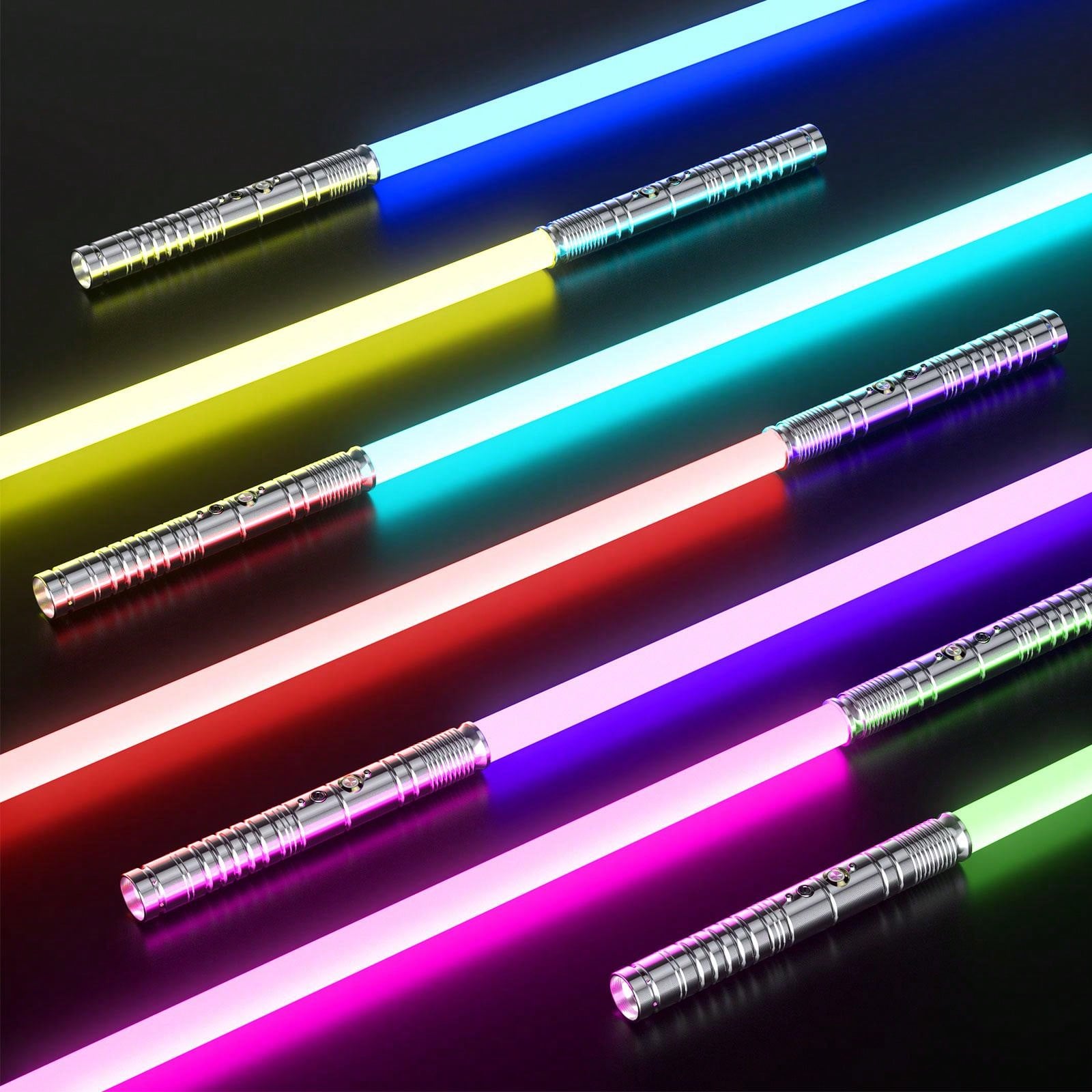 Aluminum Alloy Handle LightUp Toy Inspired Laser Sword With Sound, 77cm Long, 11 Colors