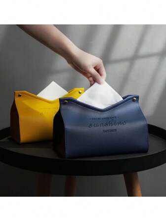 Leather Tissue Box Car Tissue Box Home Living Room Decoration Bedroom Kitchen Desktop Nordic Large Storage Box Napkin Holder, Home Stuff, Table, Home Decorations, Home Organization And Storage, Room Decor, Room Decor Bedroom, Kitchen Accessories, Kitchen Tools, Organizer Kitchen, Travel, Holiday,Tissue Box Holder,Napkin Holder,Festival Family Gathering,Kitchen Dining Table Decor For Home Kitchen Bedroom Living Room Dining Room, Home Decoration Accessories, Decorative Box,Women Wedding Gift,Summer Travel Holiday Festival Must-Have