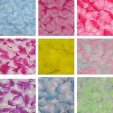 1pack(1000pcs)Simulation Rose Petals, Non-Woven Fabric Petals For Wedding Celebration Decoration - Yellow - View 7