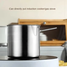 Deep Fry Delicious Meals With This Japanese Tempura Frying Pot - Perfect For French Fries, Chicken & More! - Silver - View 7