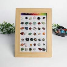 1 Miếng 42 Các loại Của Tinh thể tự nhiên đá - đá Nhà  Văn phòng Trang trí đá Qủa tặng Chữa bệnh Năng lượng đá - 1PC 42 loại khung ảnh dấu khoáng chất đá tự nhiên - Xem 4