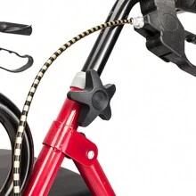 FCH Steel Walker With Wheels - Black & Red - View 10