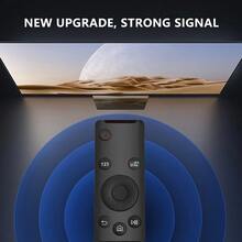 1入組適用於三星電視液晶電視智慧電視語音遙控器，具備快捷鍵，無需任何設置 - 黑色 - 查看 4