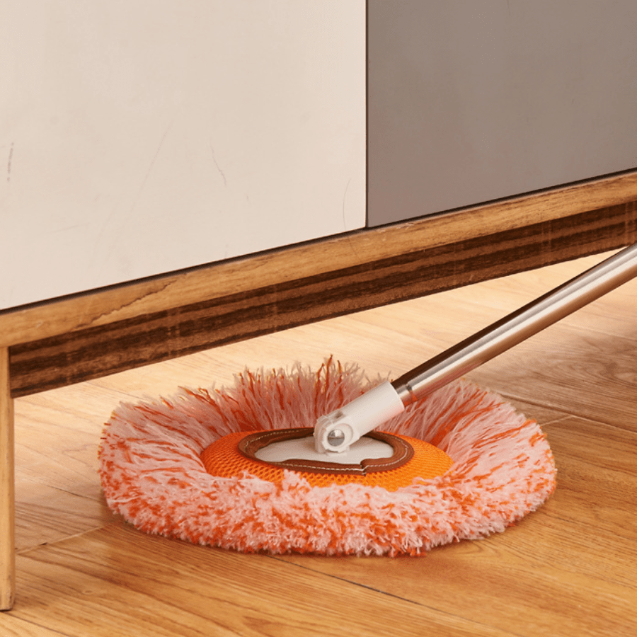 1 Set Of Wet And Dry Mops, Retractable Sunflower Mops, Dust Removal And
