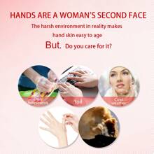 100g香水椰子味手霜,滋潤保濕,防止皮膚乾裂,改善皮膚乾燥,讓雙手柔軟,光滑,有彈性,男女適用,適用於家用和旅行 - 粉紅色100g - 查看 3