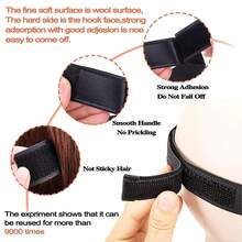 1 件蕾丝前部融化用松紧带、蕾丝假发用蕾丝融化带、融化蕾丝用松紧带、蕾丝带假发带、假发边缘融化带、假发用品、假发配件（4 条 - 1 包） - 黑色 - 查看 4