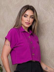 Women Blouses - Morado - Ver 3