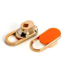 1个白色衣柜抽屉把手 现代简约个性化门把手 轻奢橱柜门把手 儿童房旋钮 - 黑色 - 查看 7