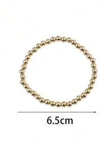 5入組ccb金色手鍊 - 金色 - 查看 2