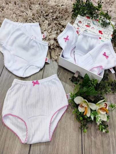 Pantaleta para NIña de Algodon 6pz