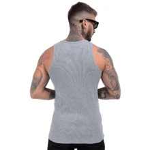 Men Tank Tops - Xám - Xem 2