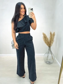 Women Two-Piece Outfits - màu đen - Xem 1