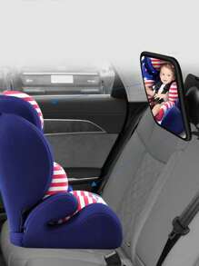 大型汽車嬰兒後視鏡 - 黑色 - 查看 3