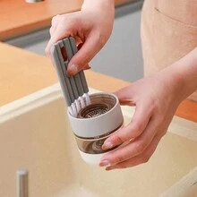 2入組10*4.5公分多功能家用間隙清潔刷,彎曲手柄,適用於深層和表層縫隙,鍵盤、杯蓋和凹槽清潔 - 彩色 - 查看 9