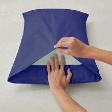 2/3 Lớn Hình vuông Màu thuần Chăn bông Bộ ( + ) , Mềm mại Và Thoải mái , Dày lên Và Ấm áp , Thích hợp Đối với Học sinh , , , Bộ đồ giường có thể sử dụng In Tất cả các mùa ( Bao gồm Chăn bông Cốt lõi ) ( Gối Cốt lõi Không bao gồm ) - Màu xanh hải quân - Xem 5