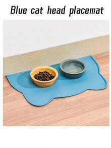 1入防溢出、防滑、防水、易於清潔的矽膠寵物餐墊,適用於狗和貓用餐墊 - 彩色 - 查看 4