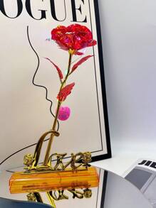 1 hộp quà Giáng sinh/Không có hộp quà Quà tặng cho bạn gái Quà tặng cho học sinh Hộp quà sao Giáng sinh Hoa hồng phát sáng Quà tặng ngày lễ tình nhân cho cô giáo Chu cho cô giáo Quà tặng sinh nhật ngày của mẹ cho bà mẹ Quà tặng hoa hồng - Đỏ - Xem 3