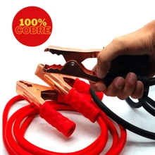 TOP CENTER ONLINE Cabo para recarga de bateria 800 AMP 2.0m - Vermelho e Preto - Visão 2