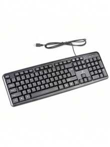 Teclado Usb TC.01 Estándar Slim Durable para Pc Laptop Computadoras ELE-GATE - Negro - Ver 1