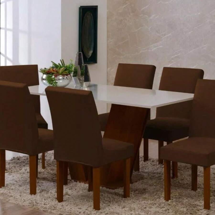 Chair Covers - Rust Brown - View 1