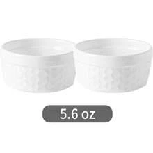 Set De Tazas De Piedra De 5,6 Oz De Color Sólido - Blanco - Ver 1