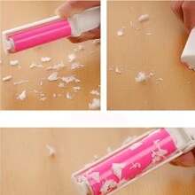 Foldable And Washable Sticky Dust Remover Travel Portable Lint Roller Mini Washable Sticky Hair Brush - Green - View 4