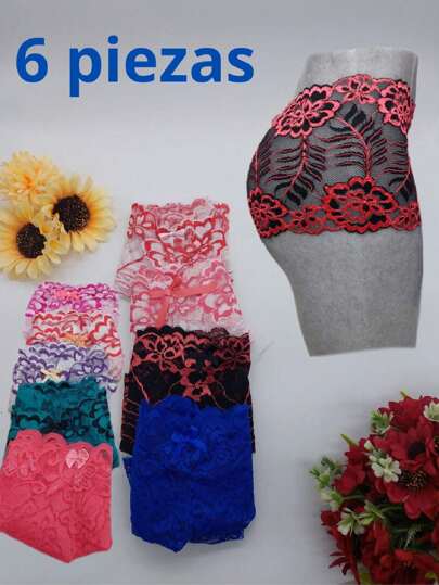 6 PIEZAS DE CAHETEROS SEXYS SEMITRANSPARENTE