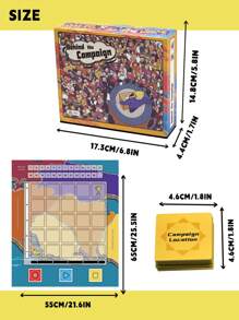 《behind The Campaign》是一款政治同盟與策略取勝的桌遊,新鮮原創,適合你的極致遊戲派對,遊戲時間30-40分鐘,4-6名玩家,適合14歲以上 - 黃色 - 查看 3