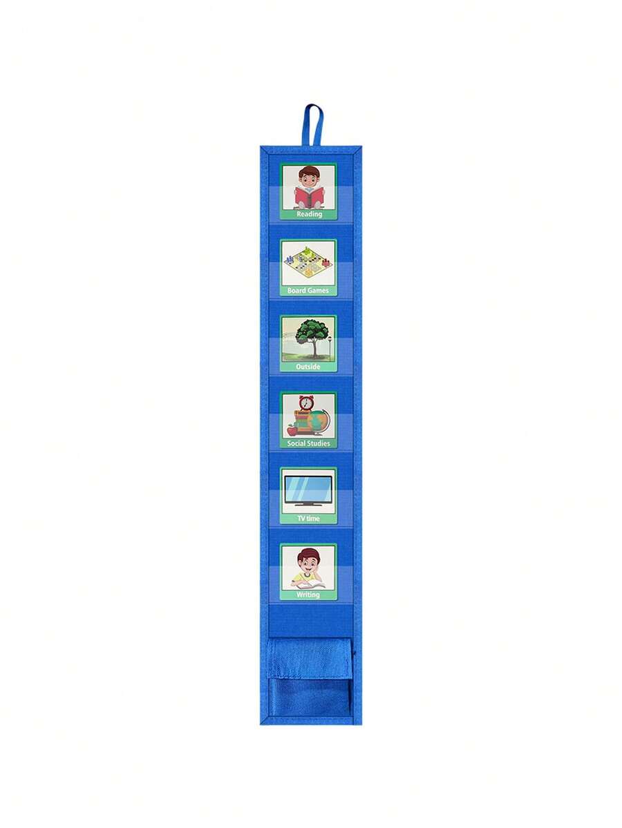 Mini Student Curriculum Activity Visual Schedule Board, Portable Travel