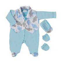 Baby Swaddling Blankets - 藍色 - 查看 2