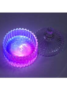 1 件夢幻星空果凍蠟燭,2 色金色效果,浪漫臥室裝飾,香氛蠟燭,生日,聖誕禮物,餐桌裝飾,香氛禮物 - 彩色 - 查看 1