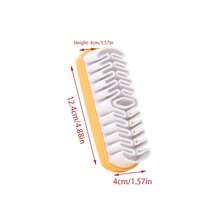 1pc Suede Eraser Small White Shoes Polishing Shoes Deerskin Sneakers Sports Suede Leather Shoes Cleaning Agent Suede Brush Upper Does Not Hurt Shoes - Yellowish White - View 2