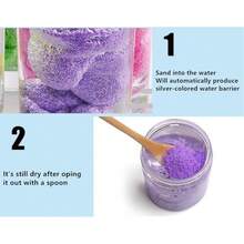 2pcs Random Color Non-Wet Toy Sand, Magic Sand Color Magic Sand Insoluble In Water, Diy Novelty Toys - Multicolor - View 8