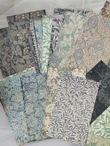 1box/60sheets Retro Texture Natural Plants And Birds Decoration Scrapbook Paper - Multicolor - View 8