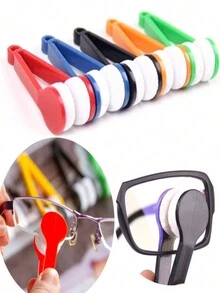 4入組便攜式多功能眼鏡清潔濕巾,不留殘留物的眼鏡清潔布 - 粉色 - 查看 8