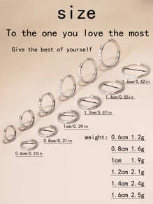 7對時尚金色不鏽鋼耳針套裝,適合男女日常佩戴,敏感耳針,平背耳針,經典金色耳環,無過敏手術不鏽鋼立體方形鋯石耳針,耳針,軟骨螺旋耳針 - 金色 - 查看 4