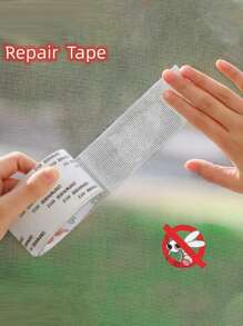 1個,5cmx2m窗戶蚊帳修補帶自粘窗網修補貼片強力防蟲飛蚊網壞孔修補 - 均碼 - 查看 1