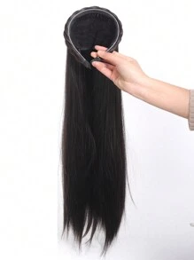 Synthetic Long Wave Hair Headband Extension, Black-Brown Twisted Braid Hairband Accessory, Natural Half Wig - Black-brown - View 3