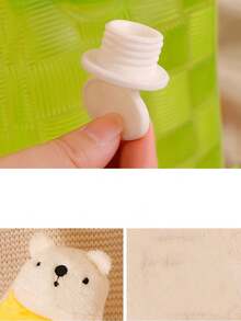 1000ML Cartoon Hot Water Bottle Bag Girls Plush Shoulder Hand Warmer Heat Pack Warm Belly Instant Hot Pack Winter Water Heating Pad - Panda - View 5