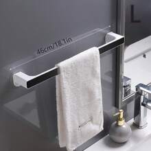 1件組新款時尚黏毛巾架廚房衛浴兩用收納架簡易毛巾掛 - 彩色 - 查看 6