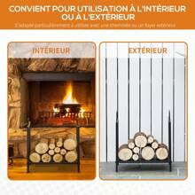 Firewood Racks - Black - View 6