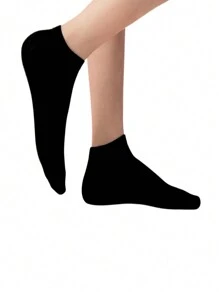 Men Invisible Socks - الأسود - مشاهدة 3