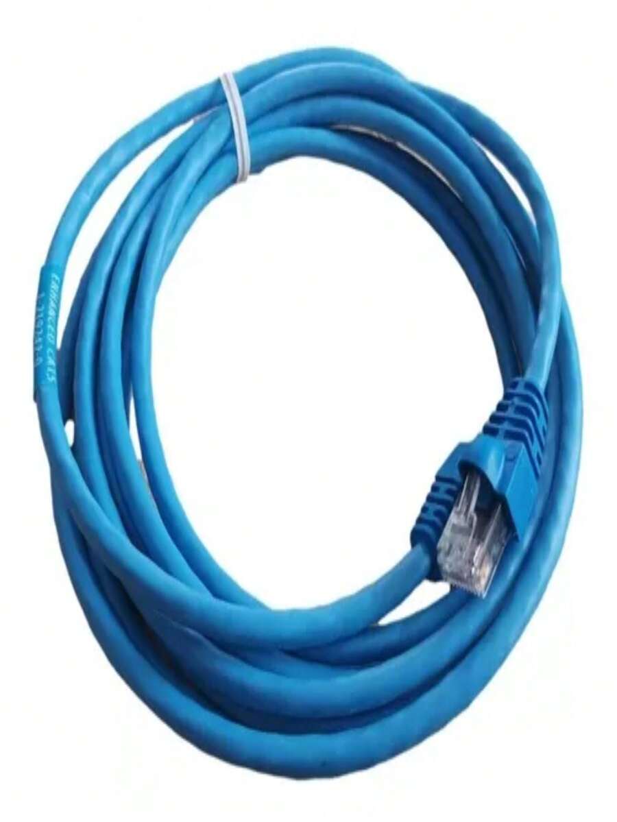 Ethernet Network Cable 3 Meters Long Internet Lan UTP Cat 6 - Blue - View 1