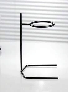 1 件黑色金屬蛇形/直形鐵製咖啡滴注站,現代簡約風格易於清潔便攜式傾倒式支架適合家庭廚房、咖啡館、甜點店、餐廳、戶外露營和旅行 - Style-B - 查看 2